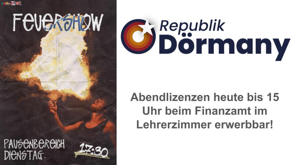 Spektakuläre Feuershow in Dörmany: Anmeldung jetzt möglich